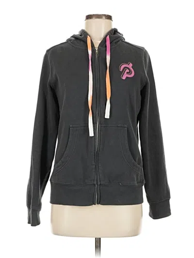 Pre-owned Peloton Zip Up Hoodie In Gray