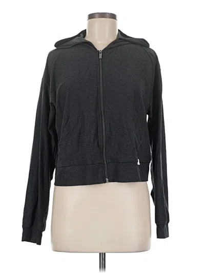 Pre-owned Peloton Zip Up Hoodie In Gray