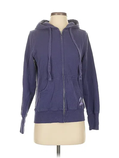 Pre-owned Peloton Zip Up Hoodie In Purple