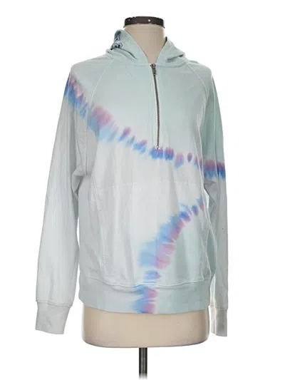 Pre-owned Peloton Zip Up Hoodie In White