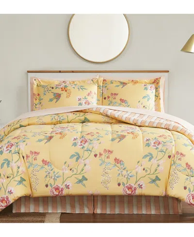 Pem America Spring Chinoiserie 8-pc. Comforter Sets In Yellow,orange Multi