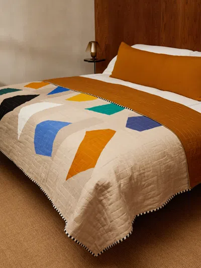 Pemberton Qwilts Alhambra Fragments Patchwork Quilt (94in/2.4m) In Multi