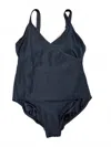 Penbrooke Plus Size Swim Wear Collection In Black In Blue