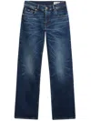 Pence 1979 Washed Straight-leg Jeans In Blue
