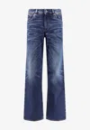 Pence 1979 Washed Straight-leg Jeans In Blue