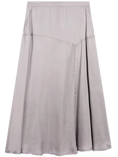 PENCE A-LINE FABRIC MIDI SKIRT