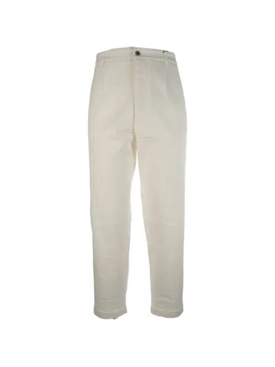 Pence Button-fastening Buckle-detail Trousers In Multi