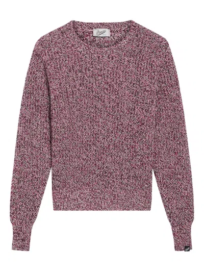 Pence Crew Neck Sweater In Pink