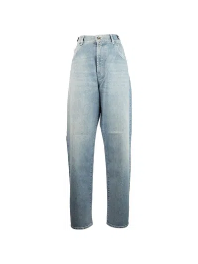 Pence Elasticated-waist Jeans In Blue