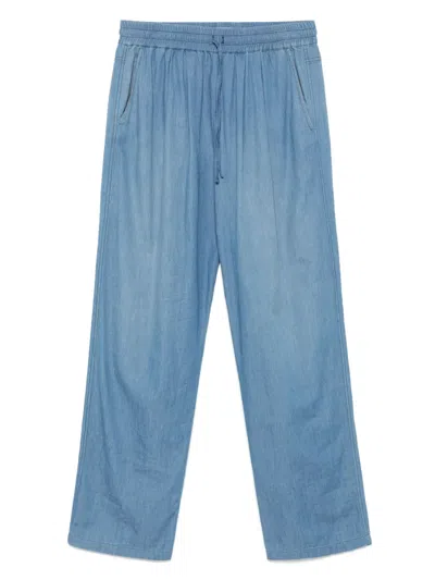 Pence Geo Trousers In Blue