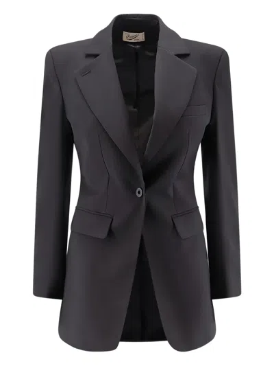 PENCE ISABELLA FLAP-POCKETS SINGLE-BUTTON BLAZER