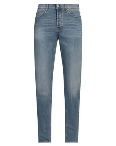 PENCE PENCE MAN JEANS BLUE SIZE 33 COTTON, ELASTANE