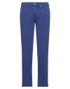 Pence Man Jeans Bright Blue Size 34 Cotton, Elastane