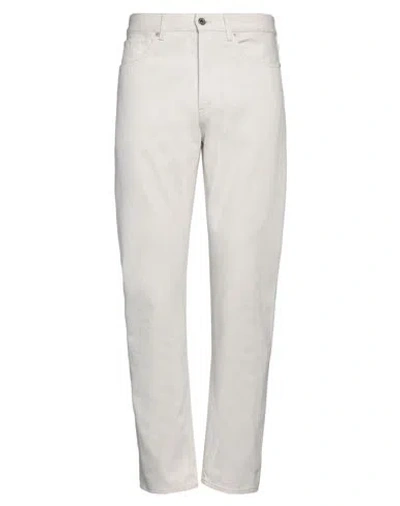 Pence Man Jeans Ivory Size 34 Cotton In White