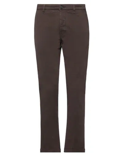 Pence Man Pants Brown Size 30 Cotton, Elastane