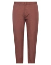 Pence Man Pants Brown Size 30 Cotton, Linen