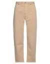 Pence Man Pants Camel Size 32 Cotton In Beige