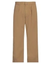 Pence Man Pants Camel Size 34 Cotton In Beige