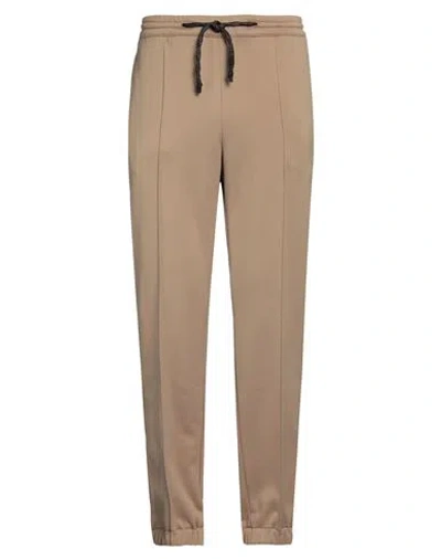 Pence Man Pants Camel Size Xl Polyester, Cotton In Beige