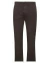 Pence Man Pants Dark Brown Size 36 Cotton, Elastane