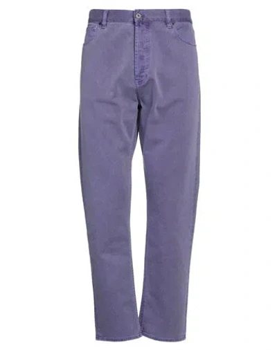 Pence Man Pants Lilac Size 34 Cotton In Purple