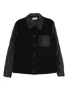 Pence Panelled Jacket In Black