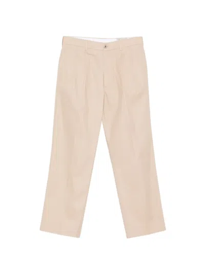 Pence Pleated Trousers In Neutral