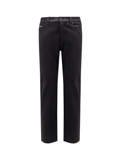 Pence Rico Viscose Blend Trousers In Black