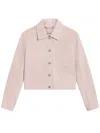 Pence Buttoned Jacket In Pink