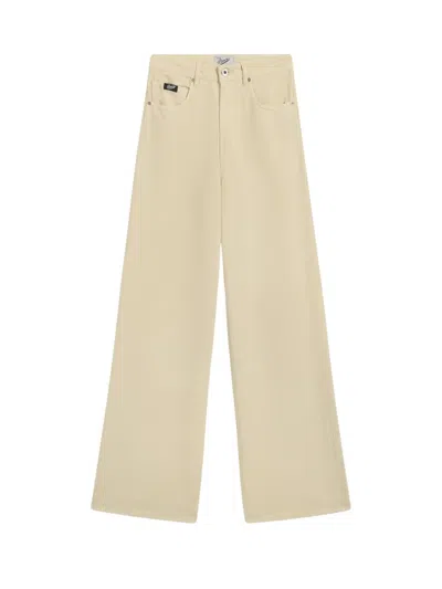 Pence Wide-leg Five-pocket Pants With High Waist Design