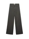 Pence Wide-leg Five-pocket Pants With Relaxed Fit