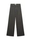 Pence Wide-leg Five-pocket Pants With Relaxed Fit