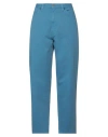 Pence Woman Denim Pants Azure Size 30 Cotton In Blue