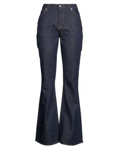 Pence Woman Jeans Blue Size 29 Cotton, Elastane