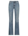 Pence Woman Jeans Blue Size 26 Cotton, Elastane In Blue