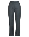 Pence Woman Pants Charcoal Size 10 Virgin Wool