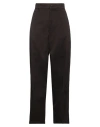 Pence Woman Pants Dark Brown Size 10 Cotton