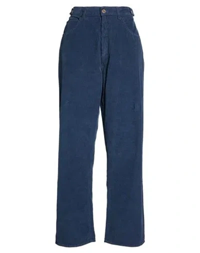 Pence Woman Pants Navy Size 27 Cotton
