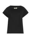 Pence Woman T-shirt Black Size S Cotton