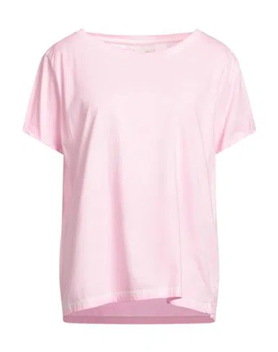 Pence Woman T-shirt Pink Size L Cotton