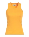 Pence Woman Tank Top Mandarin Size Xl Cotton In Mandarin