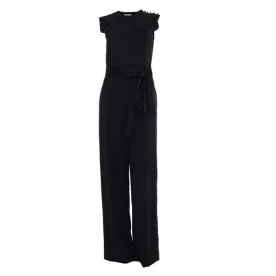 Penda Women's Black Wool Jumpsuit