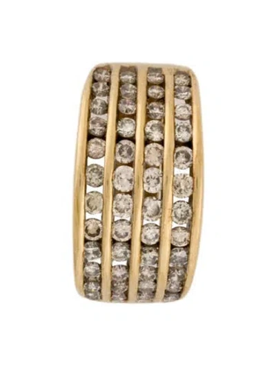 Pre-owned Pendant 10k Diamond  In Multi