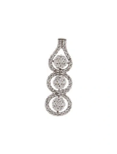 Pre-owned Pendant 10k Diamond  In Multi