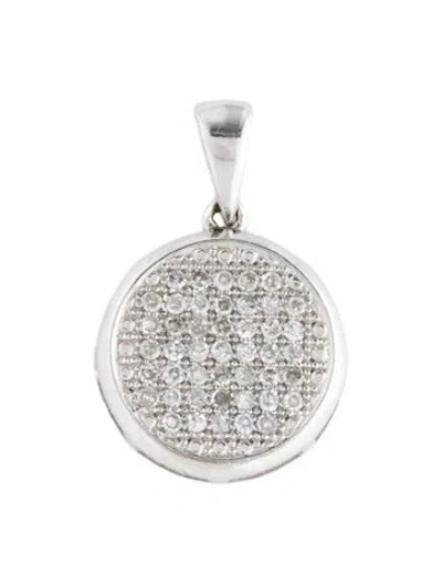 Pre-owned Pendant 10k Diamond  In Multi