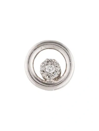 Pre-owned Pendant 10k Diamond  In Multi
