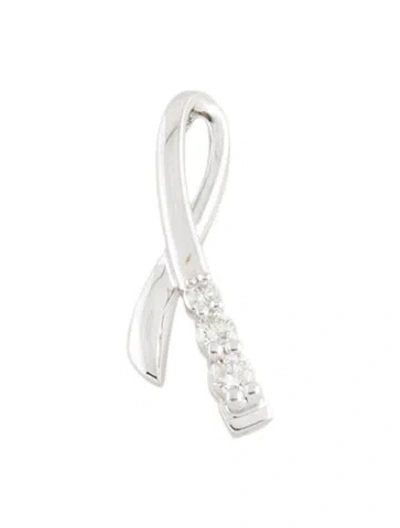 Pre-owned Pendant 10k Diamond  In Multi
