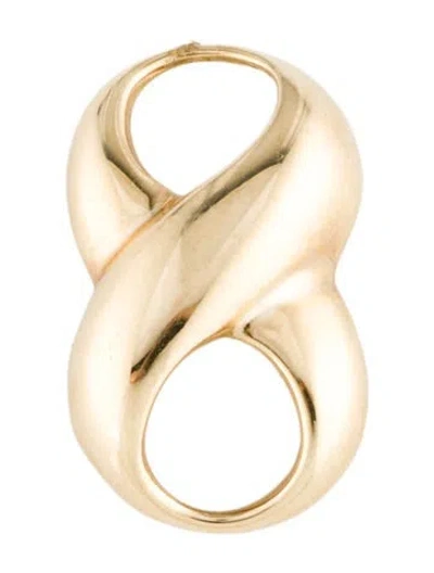 Pre-owned Pendant 10k Infinity Slider , 1" In Multi