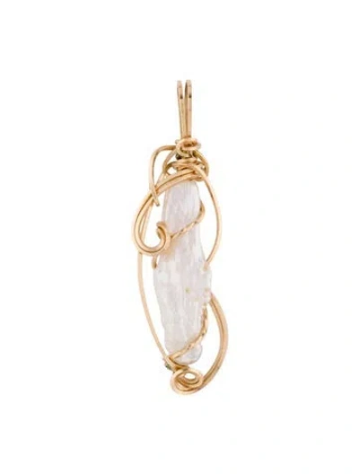 Pre-owned Pendant 10k Pearl  In Multi