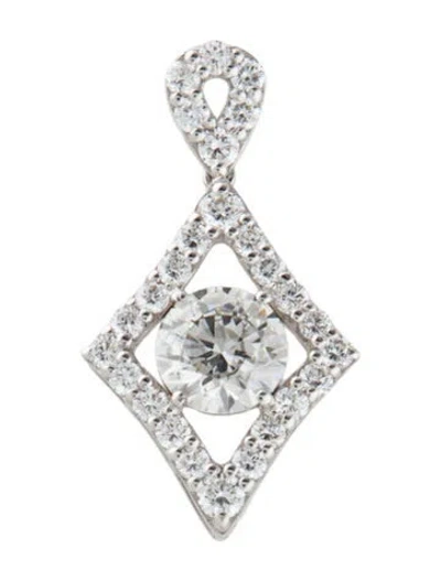 Pre-owned Pendant 1.47ct Lab-grown Diamond Engagement Ring In Multi